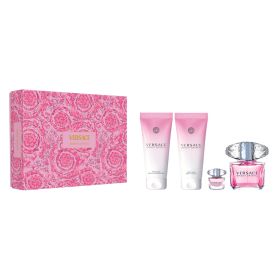 VERSACE BRIGHT CRYSTAL 4 PCS SET FOR WOMEN