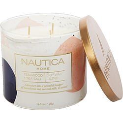 Nautica Teakwood & Sea Salt By Nautica 14.5 Oz