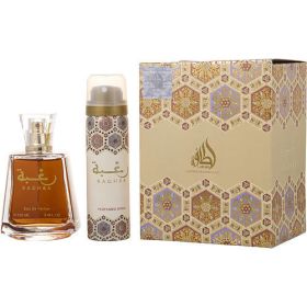 LATTAFA RAGHBA by Lattafa EAU DE PARFUM SPRAY 3.4 OZ & DEODORANT SPRAY 1.6 OZ