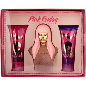 NICKI MINAJ PINK FRIDAY by Nicki Minaj EAU DE PARFUM SPRAY 3.4 OZ & BODY LOTION 3.4 OZ & SHOWER GEL 3.4 OZ